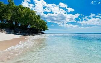 Caribbean Beach Turquoise Lake Desktop Pc And Mac Wallpaper