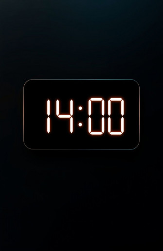 Digital Clock Wallpaper