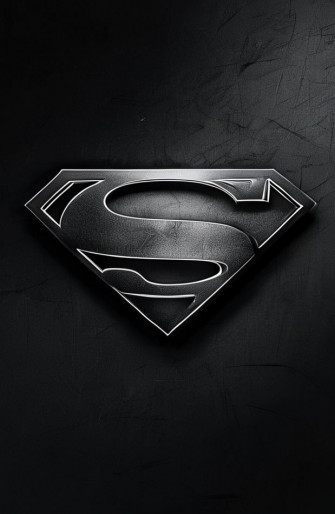 Black Superman Logo Wallpaper