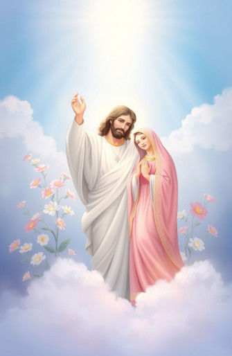 Jesus Christ Mother Mary Wallpaper