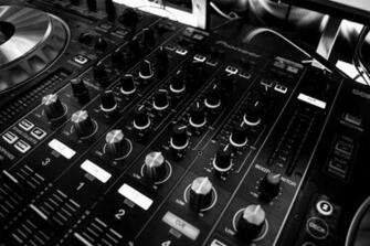 Dj Audio Mixing Panel HD Wallpaper Background Image
