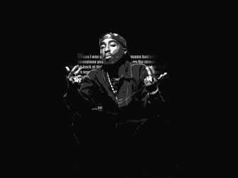 Tupac Cartoon HD Wallpaper