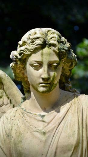 Angel Statue Wallpaper iPhone Android Desktop Background