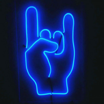 Explore The Vivid Depths Of Neon Blue Aesthetics Wallpaper
