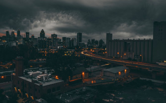 Wallpaper Montreal Canada Night City 4k Ultra