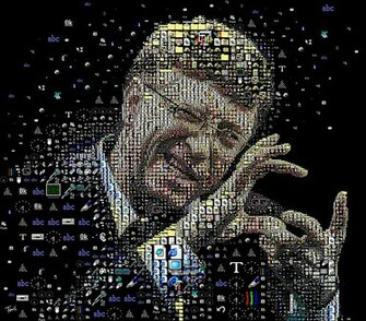 Photos Of Bill Gates Made With Windows Icons Wallpaper Techmynd