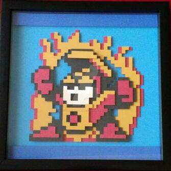 Heat Man Mega Shadow Box By Shadowofdorkness