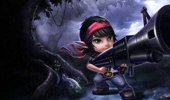 League Of Legends Wallpaper Tristana The Megling Gunner