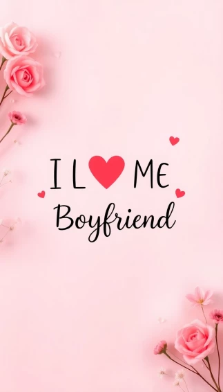 I Love My Boyfriend Wallpaper