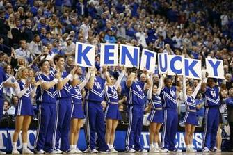 Feb Lexington Ky Usa The Kentucky Wildcats Cheerleaders