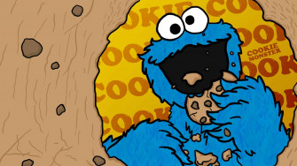 Desktop Cookie Monster HD Wallpaper