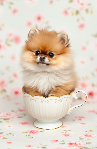 Teacup Pomeranian Wallpaper