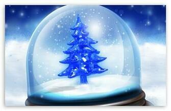 Christmas Snow Globe Wallpaper