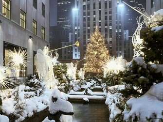 New York United States Christmas Tree In Rockefeller Center