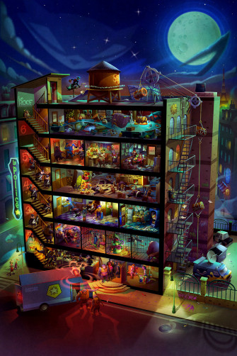 Sly Cooper 20th Anniversary Art Print Cook And Becker