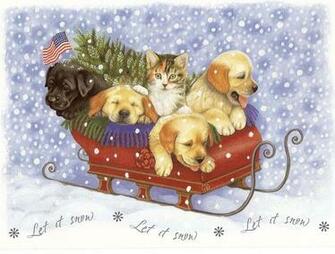 Let It Snow Wallpaper