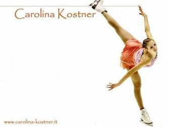 Wallpaper Carolina Kostner Ice Skating