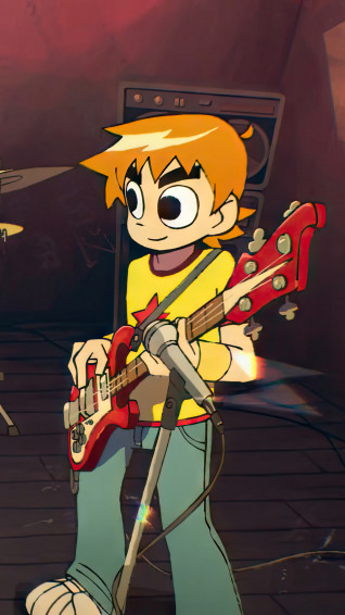 Scott Pilgrim Takes Off Band Netflix Series 4k Wallpaper iPhone HD