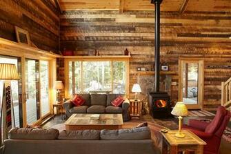 Get Cozy A Rustic Lodge Style Living Room Makeover