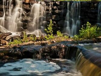 Falls In Sweden Desktop Wallpaper