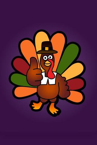 Cartoon Thanksgiving Wallpaper For iPhone4 4s Picfish F7shhi