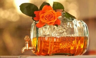 Red Wine Orange Wallpaper