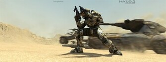 Multi Monitor Dual Screen Halo Weapons Tanks Warriors Wallpaper