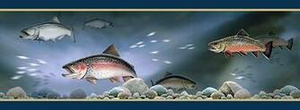 Trout Wallpaper Border