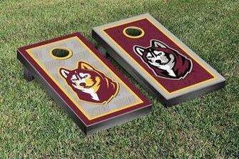 Bloomsburg Huskies Repeat Logo Wallpaper Cornhole Set Products