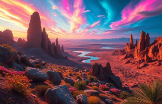 Alien Planet Landscapes Wallpaper