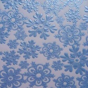 Kanban Background Paper Crystal Snowflakes Blue