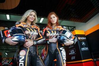 Motogp Of Valencia Qualifying In This Photo Grid Girls A