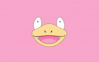 Pokemon Slowpoke Simple Background Wallpaper