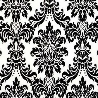 Black And White Damask Background Da