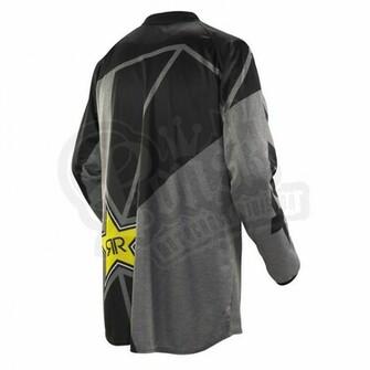 Motocross Fox Racing Maillot Race Noir Retour