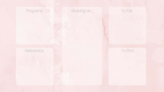 Cute Desktop Organizer Wallpaper