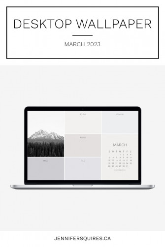 March Wallpaper For iPhone And Desktop Organizer