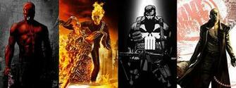 Dd Ghostrider Punisher Blade Daredevil The Deadpool