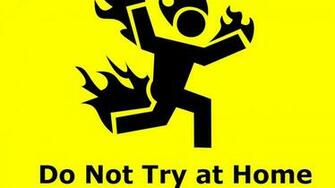 Funny Warning Signs Wallpaper Image