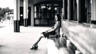 Sitting Alone Wallpaper