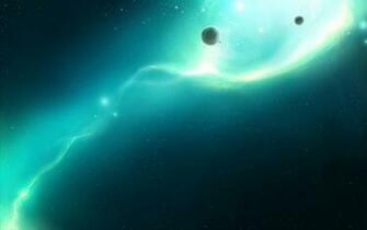 Blue Nebula Wallpaper