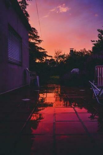 Sunset Aesthetic Vapor Wallpaper Top