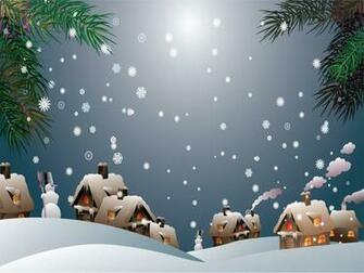 Peaceful Christmas Village Wallpaper Pictures Pics Photos