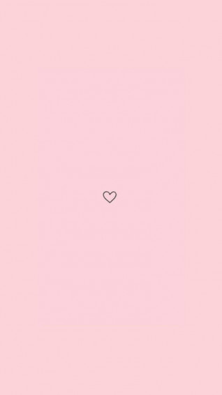 Pastel Pink Heart iPhone Wallpaper