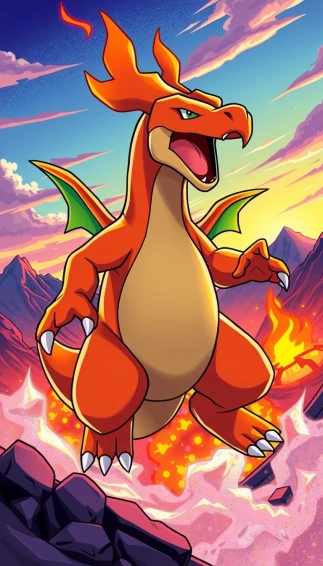 Charizard Phone Wallpaper