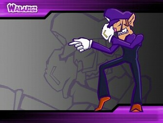 Waluigi Dance Pose Wallpaper Super Mario