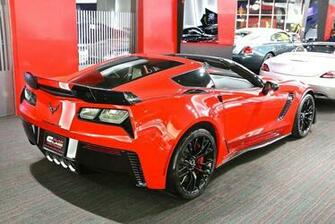 Chevy Corvette C7 Z06 Coupe Cars Red Wallpaper Background