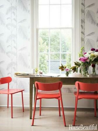 In The Family Room Cheerful Modernist Chairs By Cb2 Are Paired With A