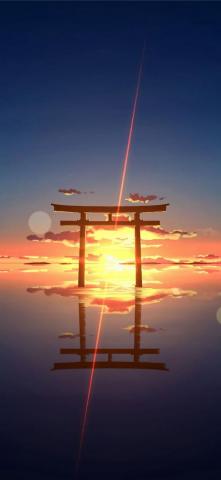Torii Gate iPhone Wallpaper