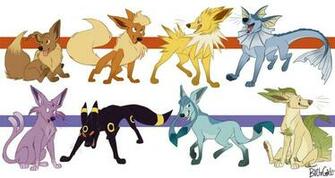Pkmn Eevee Evolution By Blithegirl Deviantart